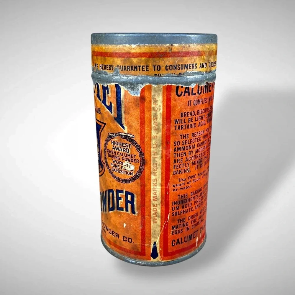 Calumet‎ Native American Baking Powder Advertising Tin Litho Early 20th Vintage